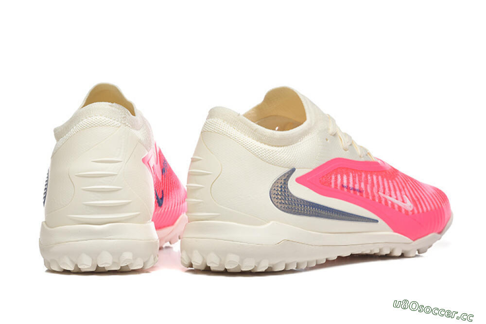 Men's Nike Phantom 6 Low Elite TF Artificial Turf Low-Tops Football Shoes - Pink/Soft Cream/Fierce Pink 9