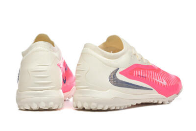Men's Nike Phantom 6 Low Elite TF Artificial Turf Low-Tops Football Shoes - Pink/Soft Cream/Fierce Pink