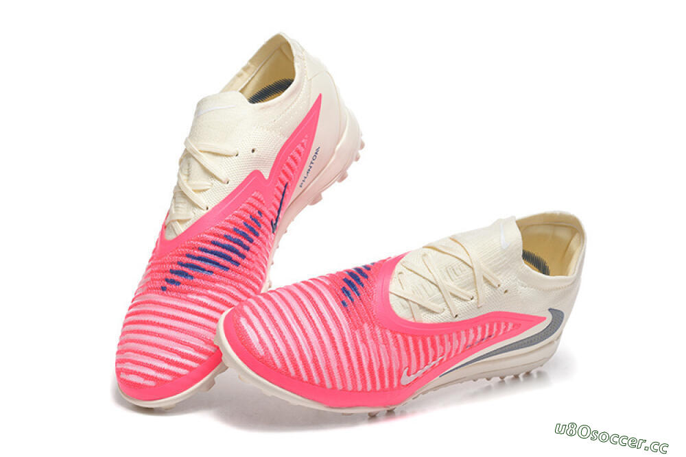 Men's Nike Phantom 6 Low Elite TF Artificial Turf Low-Tops Football Shoes - Pink/Soft Cream/Fierce Pink 6