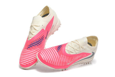 Men's Nike Phantom 6 Low Elite TF Artificial Turf Low-Tops Football Shoes - Pink/Soft Cream/Fierce Pink