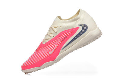 Men's Nike Phantom 6 Low Elite TF Artificial Turf Low-Tops Football Shoes - Pink/Soft Cream/Fierce Pink