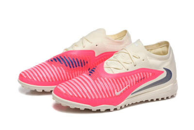Men's Nike Phantom 6 Low Elite TF Artificial Turf Low-Tops Football Shoes - Pink/Soft Cream/Fierce Pink
