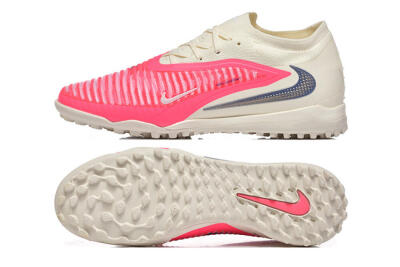 Men's Nike Phantom 6 Low Elite TF Artificial Turf Low-Tops Football Shoes - Pink/Soft Cream/Fierce Pink