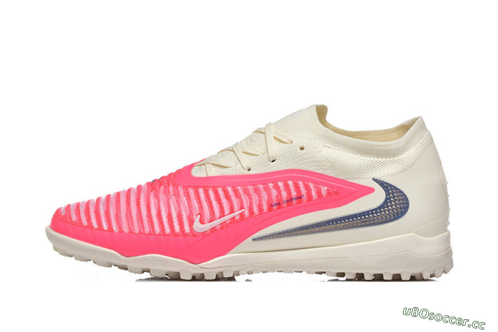 Men's Nike Phantom 6 Low Elite TF Artificial Turf Low-Tops Football Shoes - Pink/Soft Cream/Fierce Pink 0