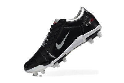 Men's Nike Total 90 III FG Firm Ground Low-Tops Football Boots - Black/Silver/White