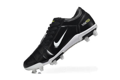 Men's Nike Total 90 III FG Firm Ground Low-Tops Football Boots - Black/Electric Yellow/White