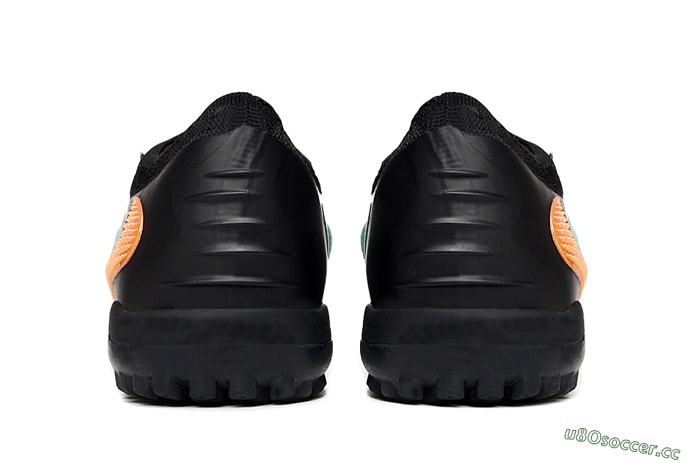 Unisex Nike Phantom 6 Low Elite TF Artificial Turf Low-Tops Football Shoes - Green/Aqua Mist/Orange Blaze 5