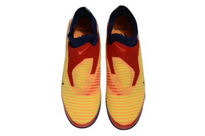 Unisex Nike Phantom 6 Elite High TF Artificial Turf High-Tops Football Shoes - Orange/Fiery Orange/Deep Blue