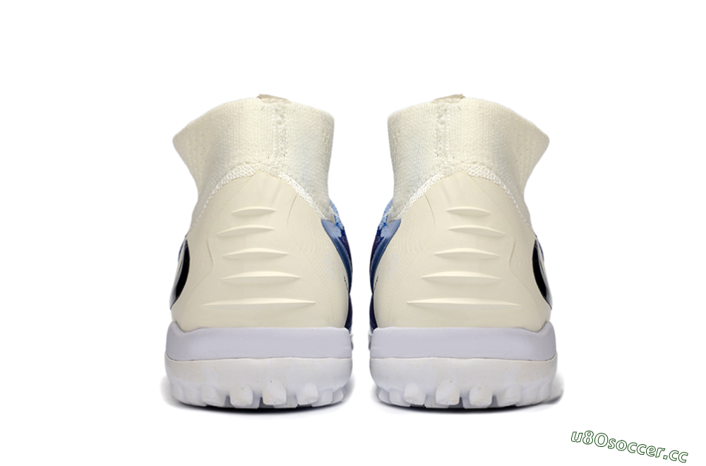 Unisex Nike Phantom 6 Elite High TF Artificial Turf High-Tops Football Shoes - Blue/Light Blue/Navy Blue 5