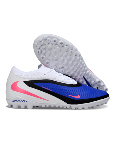 Unisex Nike Phantom 6 Low Elite TF Artificial Turf Low-Tops Football Shoes - Blue/Electric Blue/Neon Pink