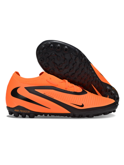 Unisex Nike Phantom 6 Low Elite TF Artificial Turf Low-Tops Football Shoes - Orange/Black/Neon Orange