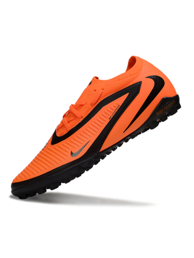 Unisex Nike Phantom 6 Low Elite TF Artificial Turf Low-Tops Football Shoes - Orange/Black/Neon Orange