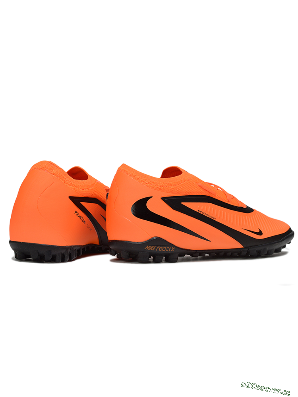 Unisex Nike Phantom 6 Low Elite TF Artificial Turf Low-Tops Football Shoes - Orange/Black/Neon Orange 6