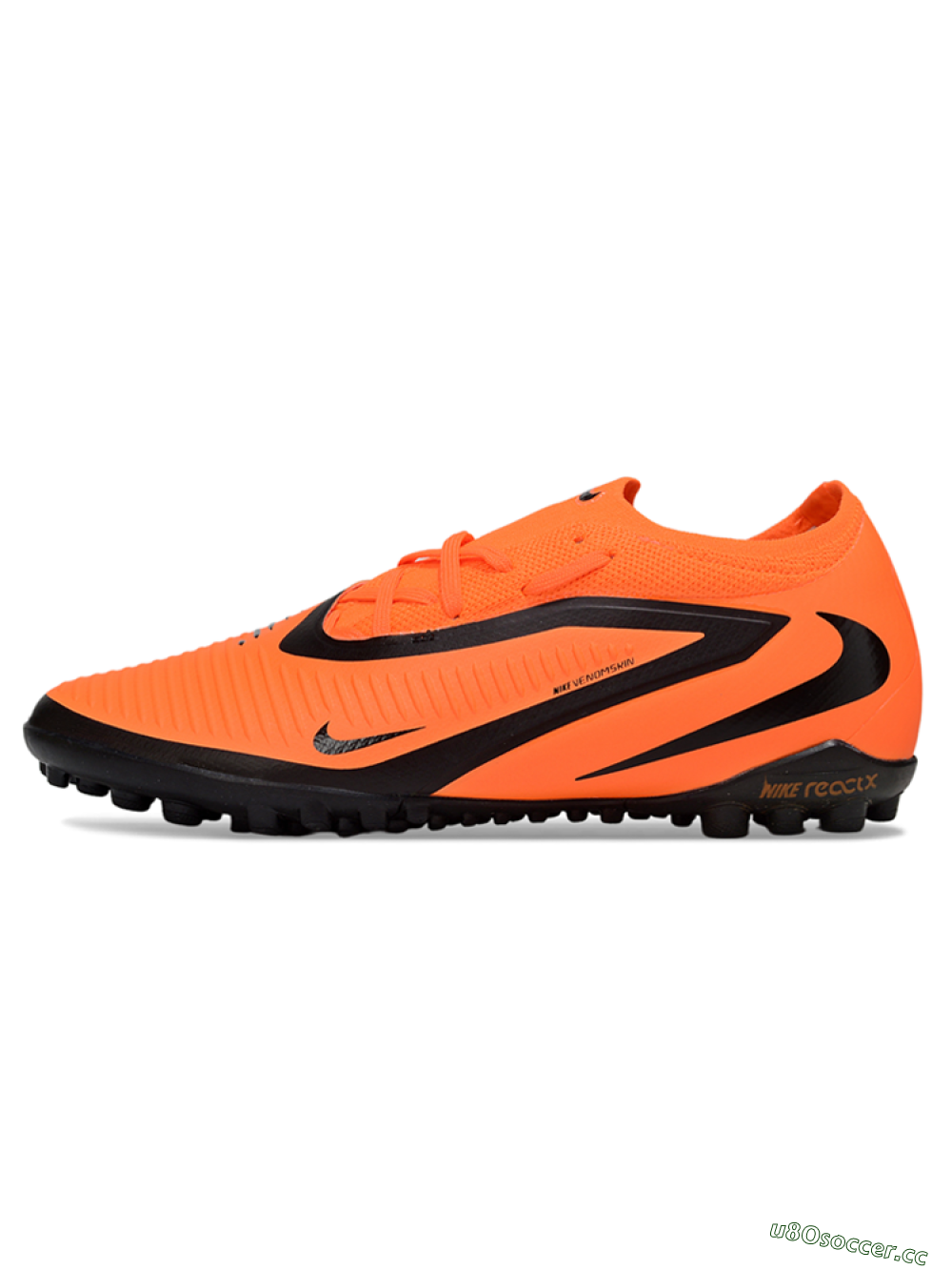 Unisex Nike Phantom 6 Low Elite TF Artificial Turf Low-Tops Football Shoes - Orange/Black/Neon Orange 0