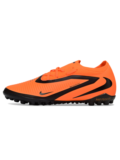 Unisex Nike Phantom 6 Low Elite TF Artificial Turf Low-Tops Football Shoes - Orange/Black/Neon Orange