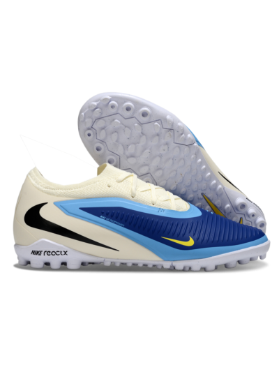 Unisex Nike Phantom 6 Low Elite TF Artificial Turf Low-Tops Football Shoes - Blue/Sky Blue/Sandy Beige