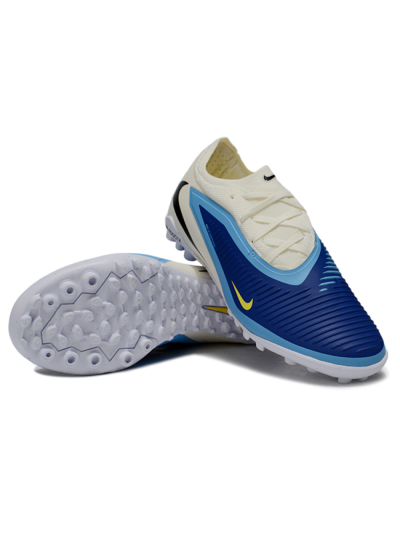 Unisex Nike Phantom 6 Low Elite TF Artificial Turf Low-Tops Football Shoes - Blue/Sky Blue/Sandy Beige