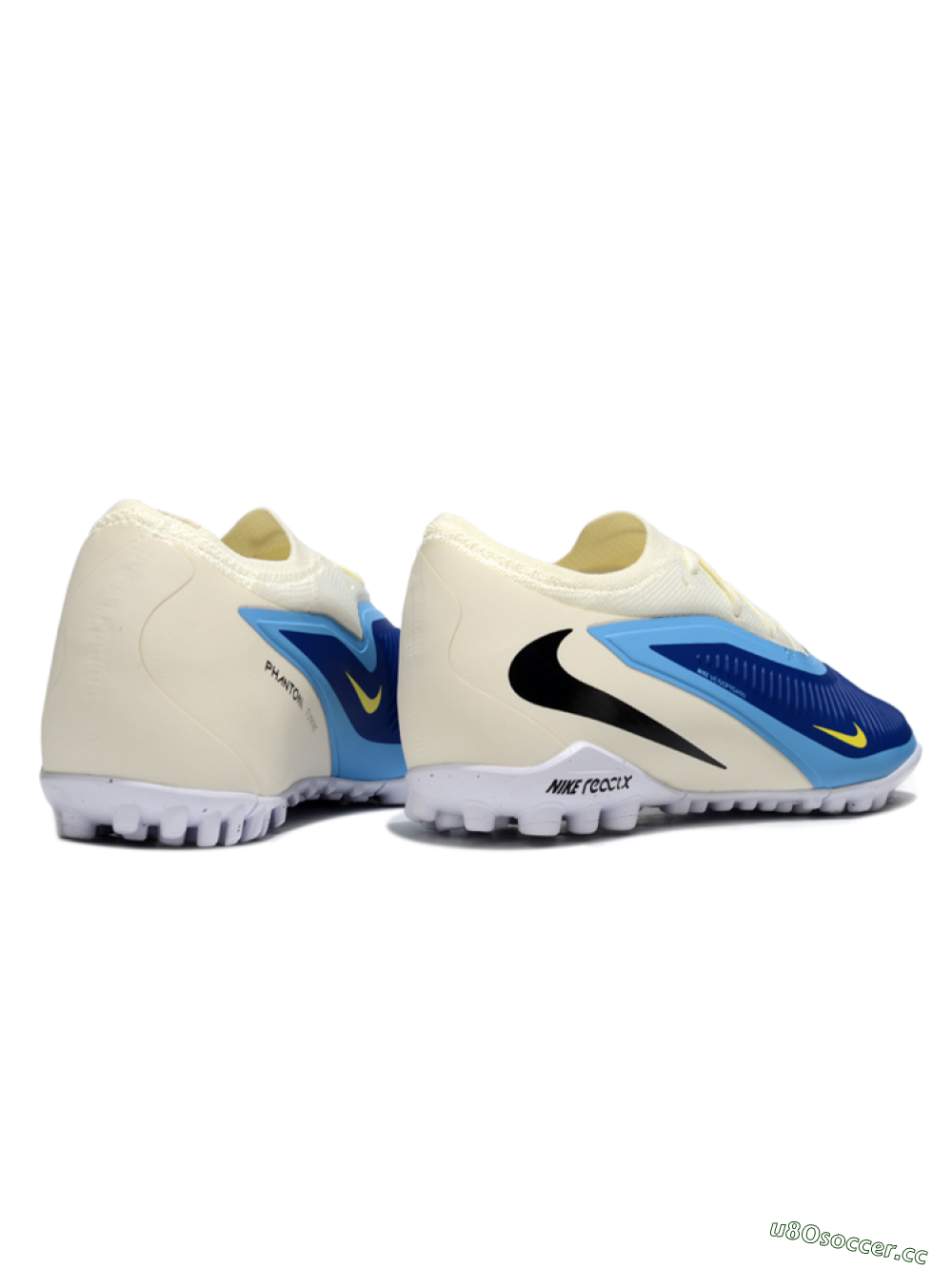 Unisex Nike Phantom 6 Low Elite TF Artificial Turf Low-Tops Football Shoes - Blue/Sky Blue/Sandy Beige 6