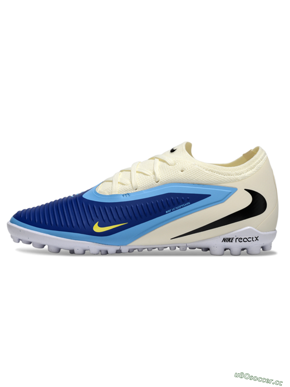 Unisex Nike Phantom 6 Low Elite TF Artificial Turf Low-Tops Football Shoes - Blue/Sky Blue/Sandy Beige 0