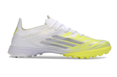 Unisex Adidas F50 Pro TF Artificial Turf Low-Tops Football Shoes - Yellow/Luminous Yellow/White