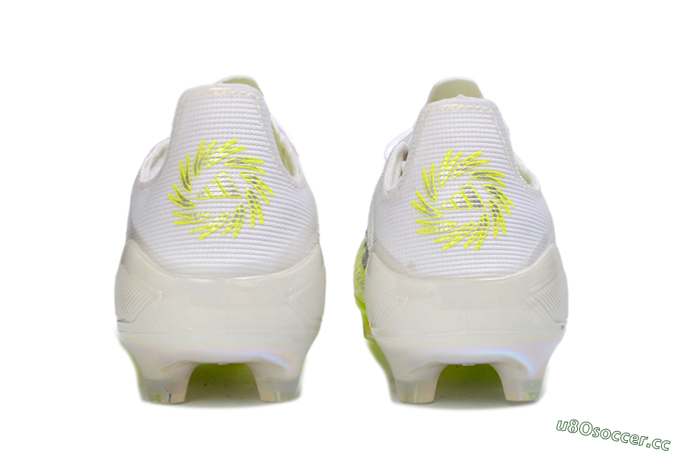 Unisex Adidas F50 Elite FG Firm Ground Low-Tops Football Boots - Yellow/Vibrant Lime/Crystal White 5