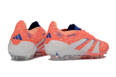 Men's Adidas Predator 25 Elite FG Firm Ground Low-Tops Football Boots - Pink/Electric Pink/White