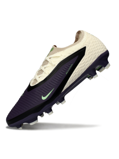 Unisex Nike Phantom 6 Low Elite FG Firm Ground Low-Tops Football Boots - Purple/Pearl White/Lime Green