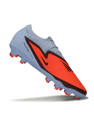 Unisex Nike Phantom 6 Low Elite FG Firm Ground Low-Tops Football Boots - Orange/Blue Skies/Crimson Wave