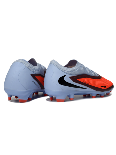 Unisex Nike Phantom 6 Low Elite FG Firm Ground Low-Tops Football Boots - Orange/Blue Skies/Crimson Wave