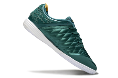 Unisex Nike Lunar Gato 2 IC Indoor & Futsal Low-Tops Football Shoes - Teal/Golden Accent/White Sole