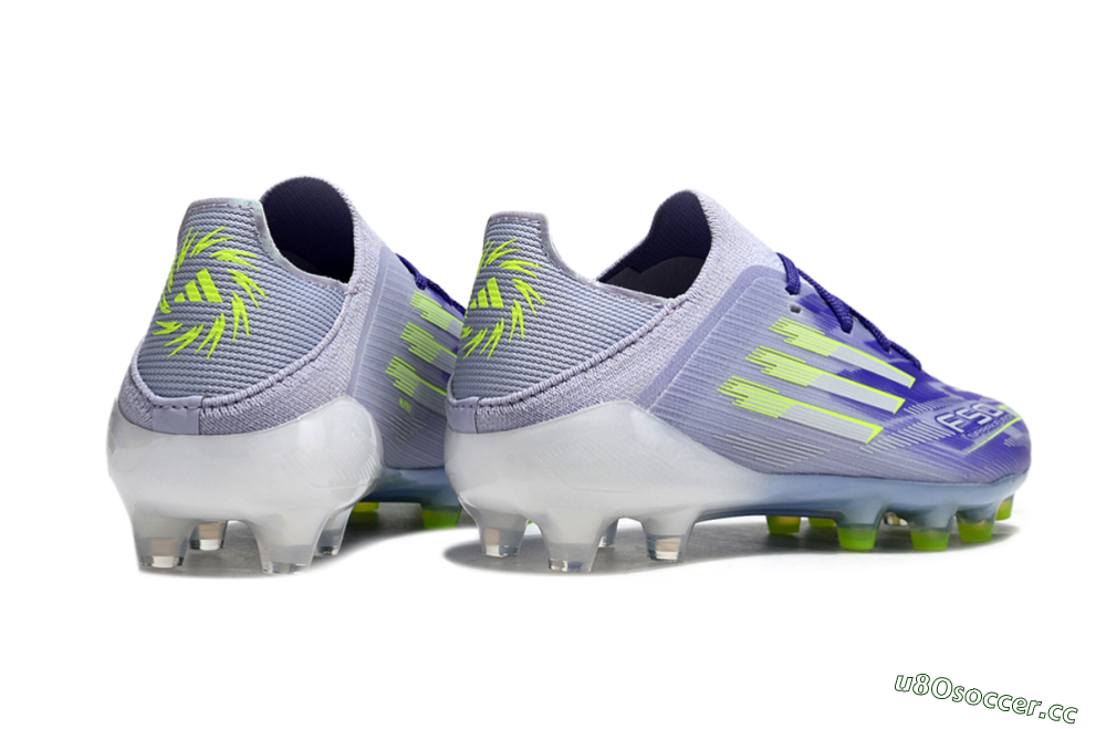 Kids Adidas F50 Elite FG Firm Ground Low-Tops Football Boots - Purple/Vibrant Purple/Electric Yellow 5