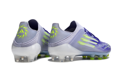 Kids Adidas F50 Elite FG Firm Ground Low-Tops Football Boots - Purple/Vibrant Purple/Electric Yellow