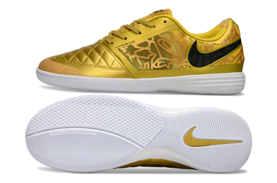 Unisex Nike Lunar Gato 2 IC Indoor & Futsal Low-Tops Football Shoes - Yellow/Golden Yellow/Bright Sunshine