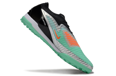 Unisex Nike Phantom 6 Low Elite TF Artificial Turf Low-Tops Football Shoes - Green/Mint Green/Black Orange