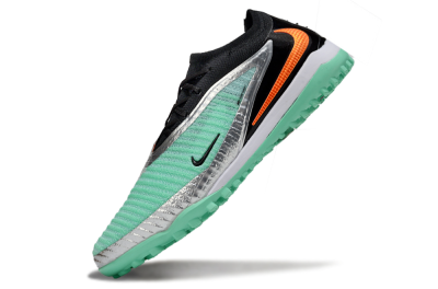 Unisex Nike Phantom 6 Low Elite TF Artificial Turf Low-Tops Football Shoes - Green/Mint Green/Black Orange