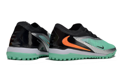 Unisex Nike Phantom 6 Low Elite TF Artificial Turf Low-Tops Football Shoes - Green/Mint Green/Black Orange
