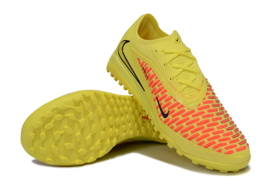 Men's Nike Phantom 6 Low Elite TF Artificial Turf Low-Tops Football Shoes - Yellow/Neon Yellow/Flame Orange