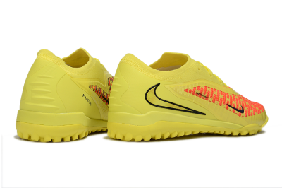 Men's Nike Phantom 6 Low Elite TF Artificial Turf Low-Tops Football Shoes - Yellow/Neon Yellow/Flame Orange