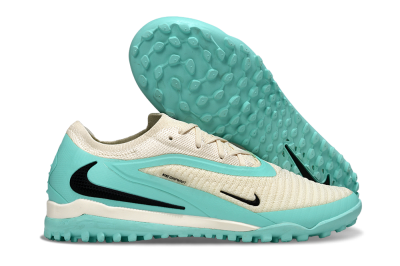Men's Nike Phantom 6 Low Elite TF Artificial Turf Low-Tops Football Shoes - Aqua/Soft Cream/Turquoise Splash