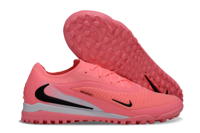 Men's Nike Phantom 6 Low Elite TF Artificial Turf Low-Tops Football Shoes - Pink/Electric Pink/Black