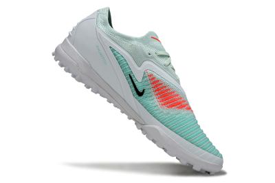 Men's Nike Phantom 6 Low Elite TF Artificial Turf Low-Tops Football Shoes - Aqua/Coral Breeze/White Glow