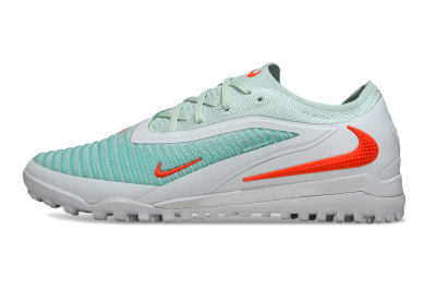 Men's Nike Phantom 6 Low Elite TF Artificial Turf Low-Tops Football Shoes - Aqua/Coral Breeze/White Glow