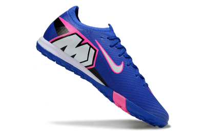 Unisex Nike Air Zoom Mercurial Vapor 16 Elite TF Artificial Turf Low-Tops Football Shoes - Blue/Electric Blue/Fuchsia Pink
