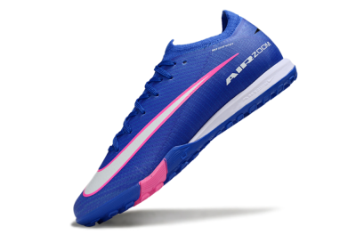 Unisex Nike Air Zoom Mercurial Vapor 16 Elite TF Artificial Turf Low-Tops Football Shoes - Blue/Electric Blue/Fuchsia Pink