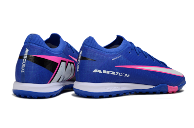 Unisex Nike Air Zoom Mercurial Vapor 16 Elite TF Artificial Turf Low-Tops Football Shoes - Blue/Electric Blue/Fuchsia Pink