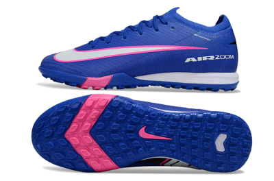 Unisex Nike Air Zoom Mercurial Vapor 16 Elite TF Artificial Turf Low-Tops Football Shoes - Blue/Electric Blue/Fuchsia Pink