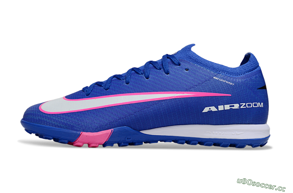 Unisex Nike Air Zoom Mercurial Vapor 16 Elite TF Artificial Turf Low-Tops Football Shoes - Blue/Electric Blue/Fuchsia Pink 0