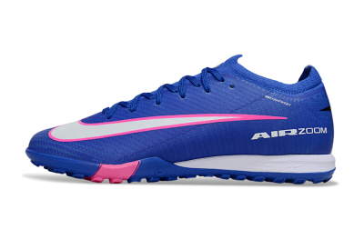 Unisex Nike Air Zoom Mercurial Vapor 16 Elite TF Artificial Turf Low-Tops Football Shoes - Blue/Electric Blue/Fuchsia Pink