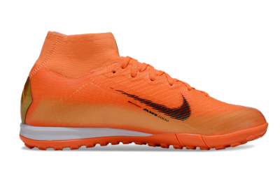 Unisex Nike Air Zoom Mercurial Superfly 10 Elite TF Artificial Turf High-Tops Football Shoes - Orange/Bright Blaze/Black Gold
