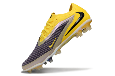 Unisex Nike Phantom 6 Low Elite FG Firm Ground Low-Tops Football Boots - Yellow/Ample Gold/Graphite Gray
